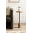 Xyler Burlwood and Metal Round Drink Table