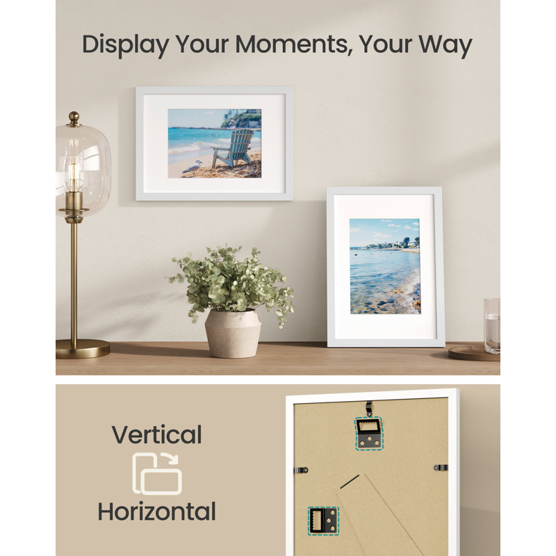 Picture Frame - Set of 3, White