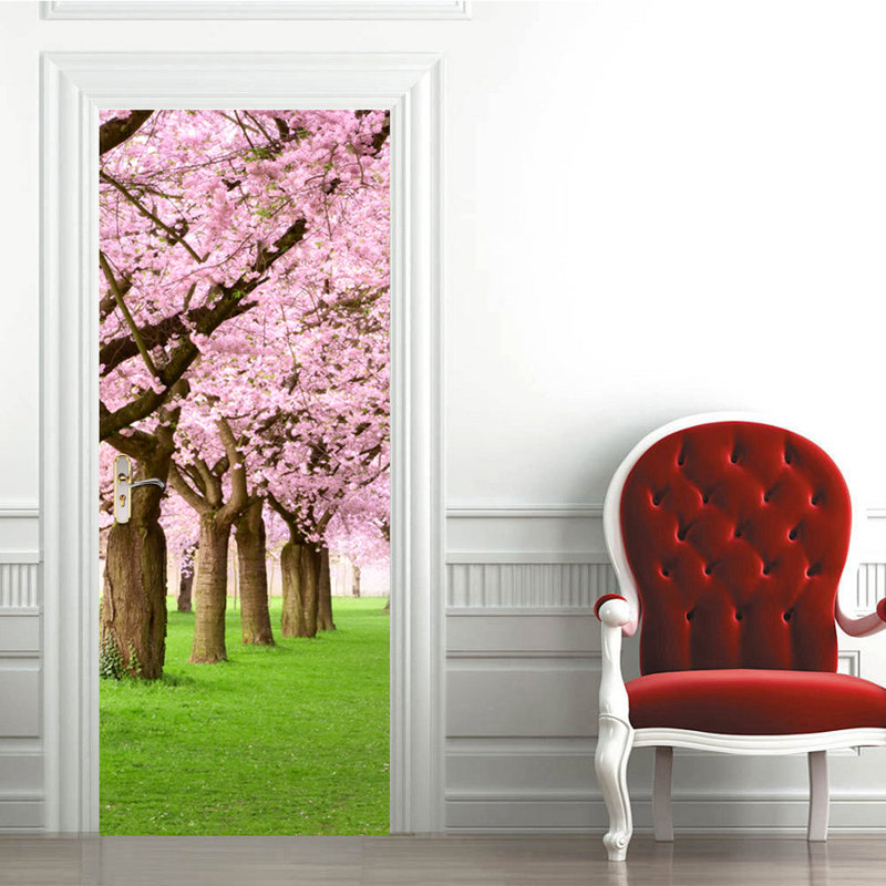 Plants & Flowers Door Decal