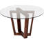Gax Round Glass Dining Table-21530002-36309858