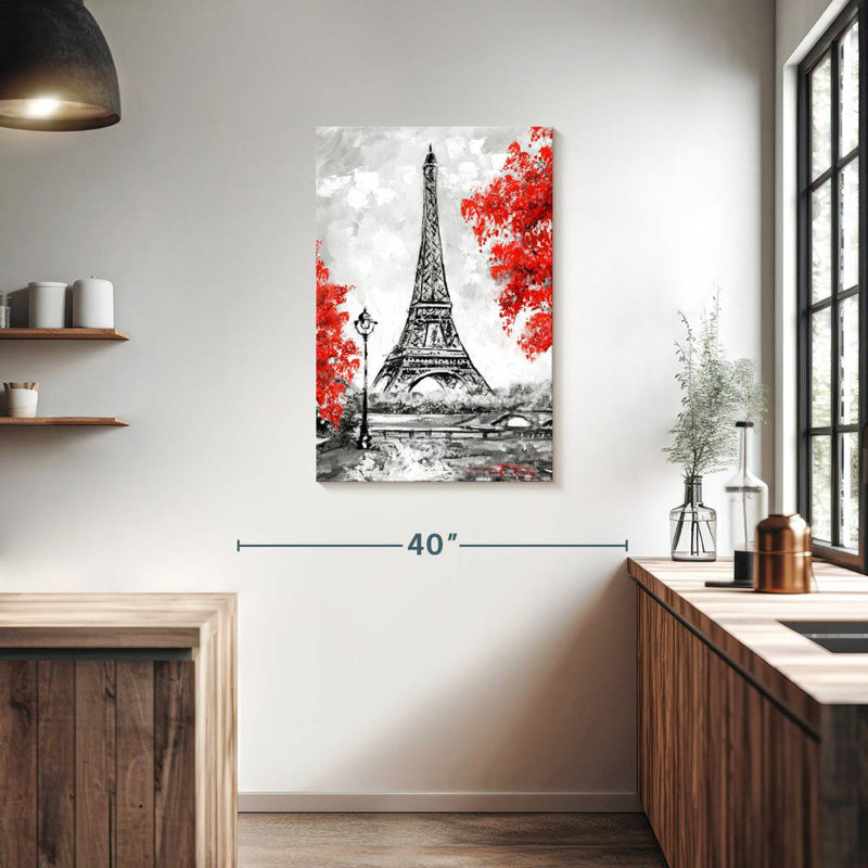 Aime Eiffel Tower Paris, 36" H x 24" W
