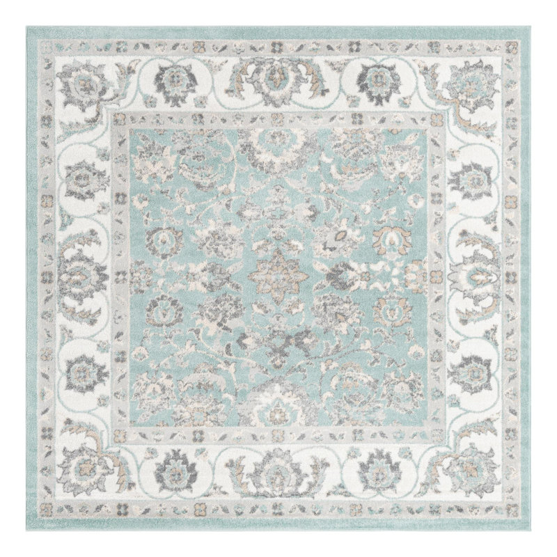 Hilley Oriental Indoor Rug, Square 7'10"