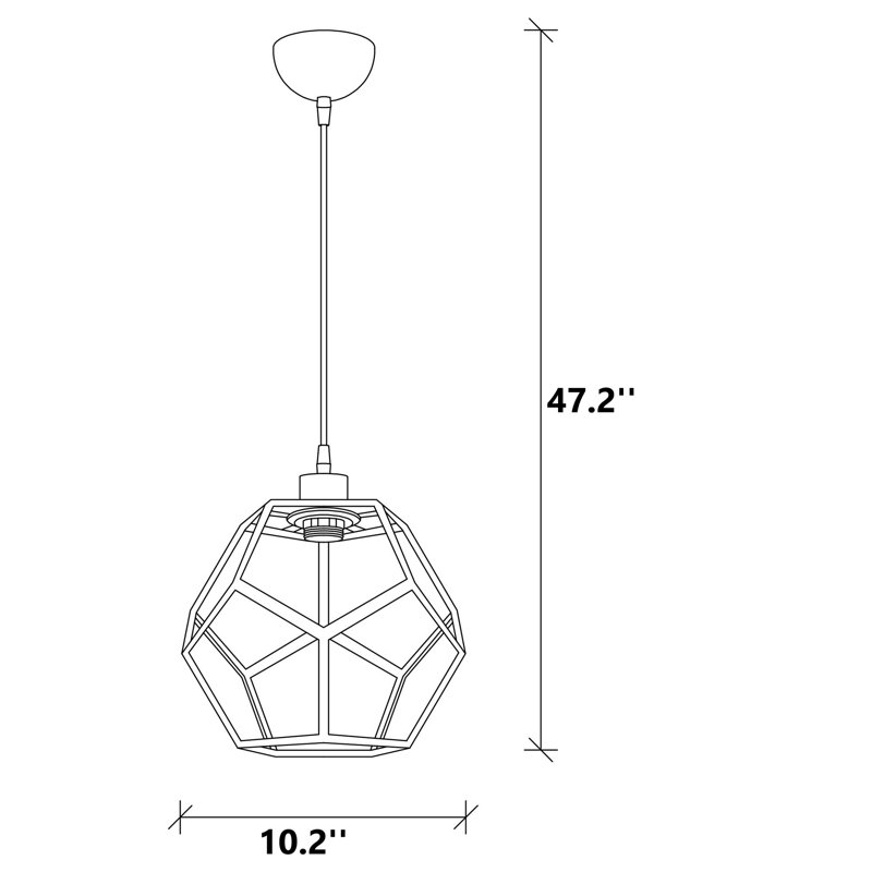 Saesha Geometric Chandelier
