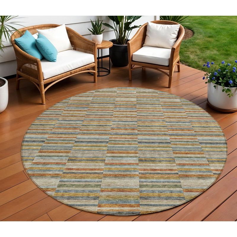 Tapis rond 8 po