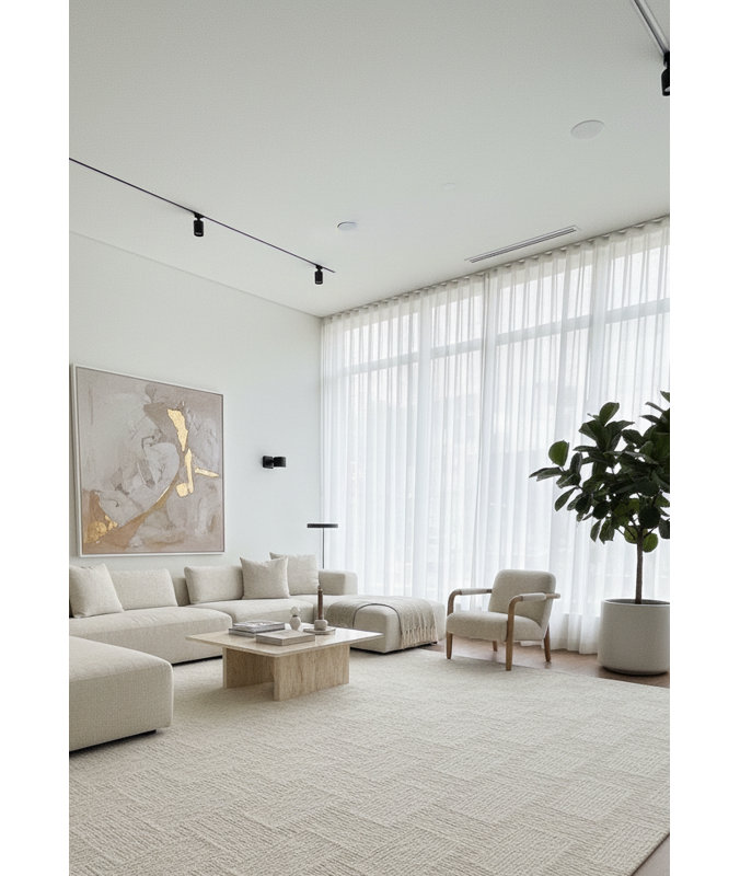 Prisni Hand Tufted Area Rug, Fendi, Rectangle 10 X 14 (FT)