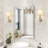 Sartori Aluminum Framed Rectangular Vanity Wall Mounted Mirror-2033991108-2031843654