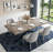 55.11"-70.86"Retro Rectangular Stretch Dining Table-1424999331