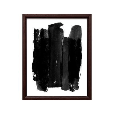 Coups de pinceau noirs no 3