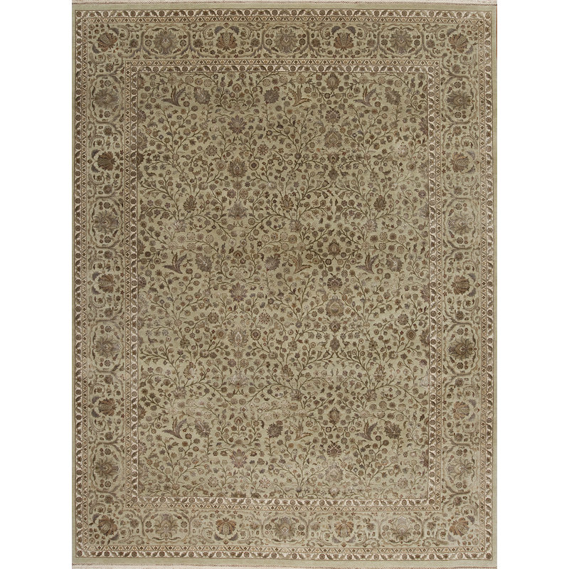 Extravagance Hand Knotted Area Rug, Rectangle 9' x 12'