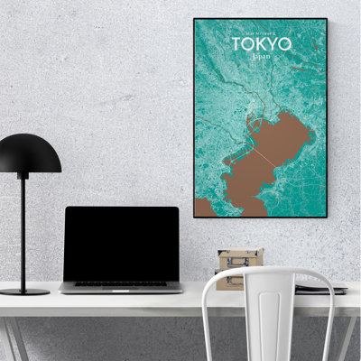 Carte de la ville de Tokyo, impression