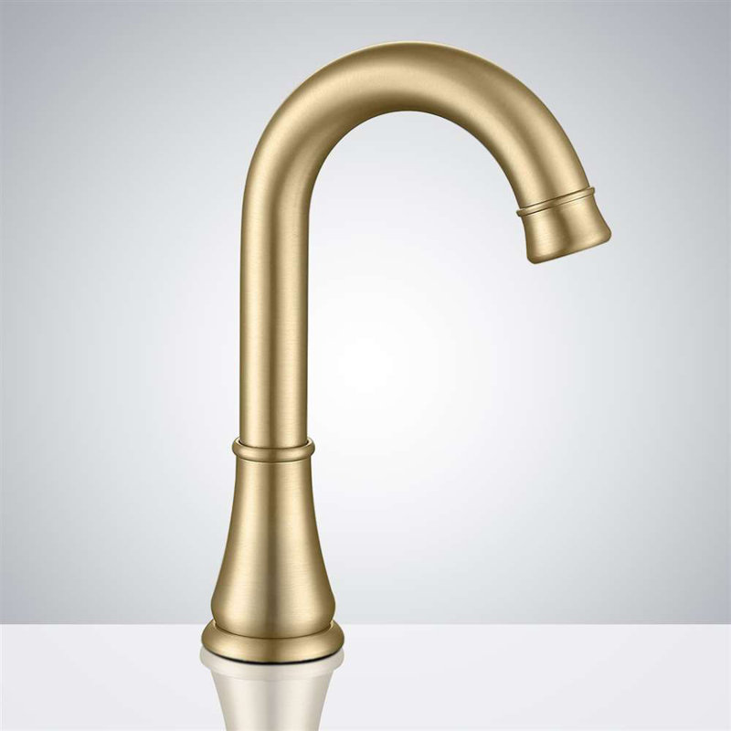 Robinet d'évier de salle de bain Fontana, Or brossé