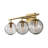 Dimmable Bathroom Vanity Lights With Clear Shade-1880891553