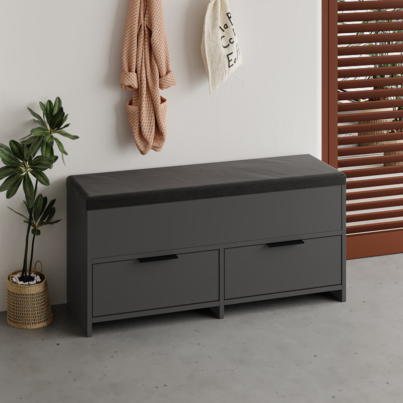 8 Pair Shoe Storage Cabinet, Antracite