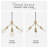 3 - Light Dimmable Sputnik Sphere Chandelier