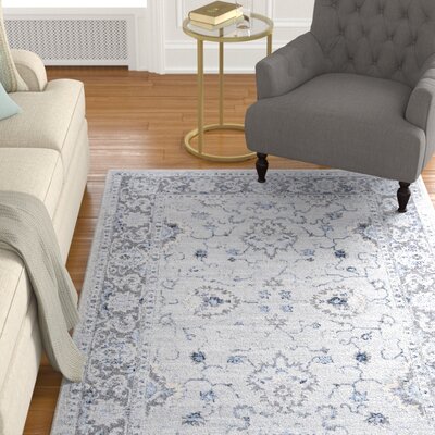 Pennie Oriental Gray Area Rug -  Darby Home Co, 1A8C72F2A71F40629981124A78525EE0