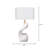 Cobra Ricestone Table Lamp with Linen Shade