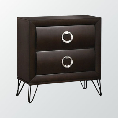 Table de chevet 2 tiroirs Modern Ivy