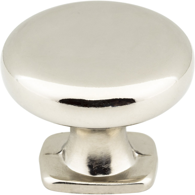 Belcastel I Mushroom Knob, Polished Nickel