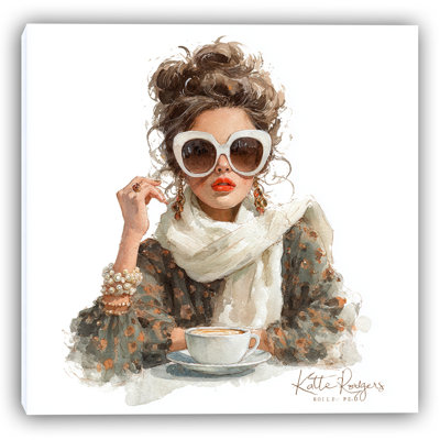 «Classic Cafe Grace», art mural sur toile tendue