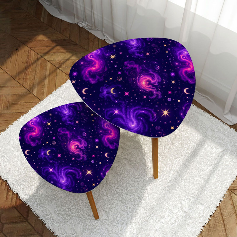 Ensemble de 2 tables gigognes Triangle Nesting