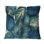 Vintage Botanicals In Faded Retro Blue VIII - Abstract Botanicals Printed Throw Pillow
