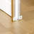 Mirror Pocket Door – Space-Saving Sliding MDF Door with Full-Length Reflective Panel, Modern White Finish-107250118