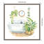 «Greenery Bath II» par Sue Schlabach, reproduction sur toile flottante-368516621-368516620