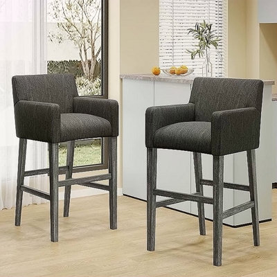 Tabouret de comptoir rembourré de 26 pouces