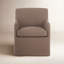 Chaise avec accoudoirs rembourrée Meera
