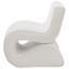 Chaise courbée incurvée crème Boucle-1664403778