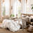 100% Washed Cotton Sheet Set Extra Deep Pocket Linen Like Textured-404490831-467547586