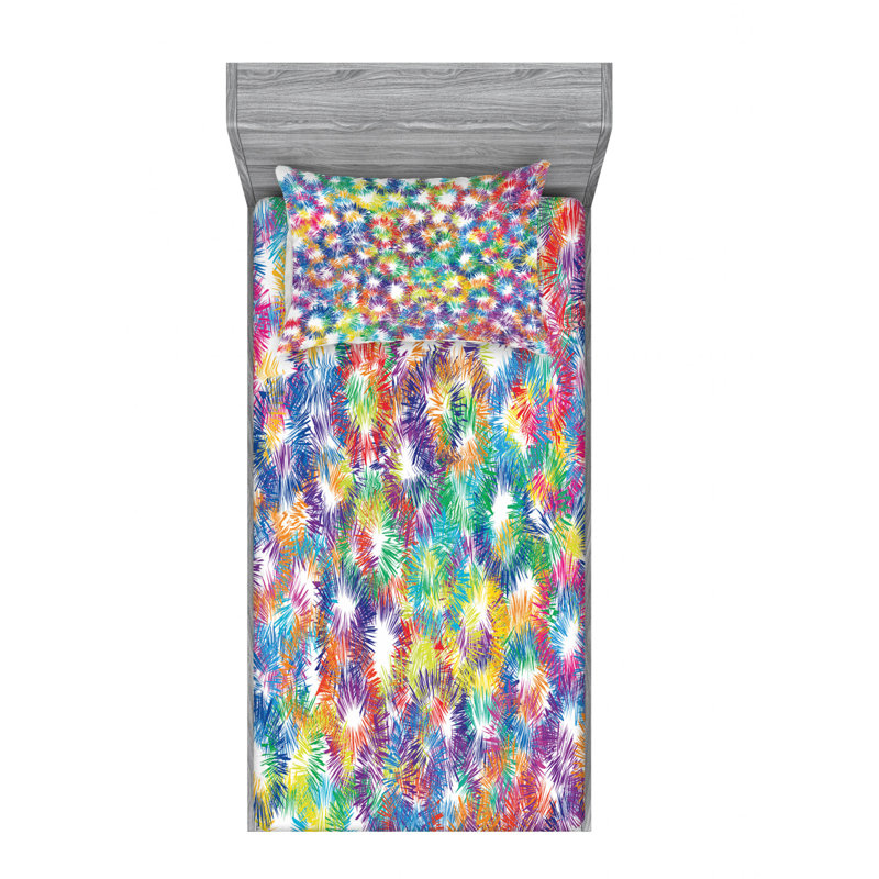 Microfiber Sheet Set, Twin Sheet Set with Fitted Sheet