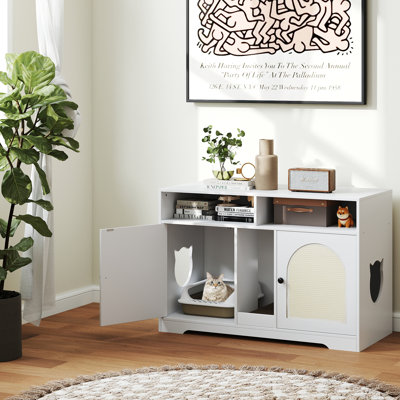  Grattoir 43 "pour chat avec rangement pour chambre double
