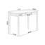 Bureaux rectangulaires en bois massif Burlywood-107362588