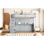 Lit double au-dessus de gris - hydraulique et polyvalent pour une utilisation à la maison avec un espace de rangement fonctionnel-998359224