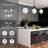 3-light 36"W Black Modern Linear Pendant with Frosted Glass Shades for Kitchen Island or Dining Room-1679202769
