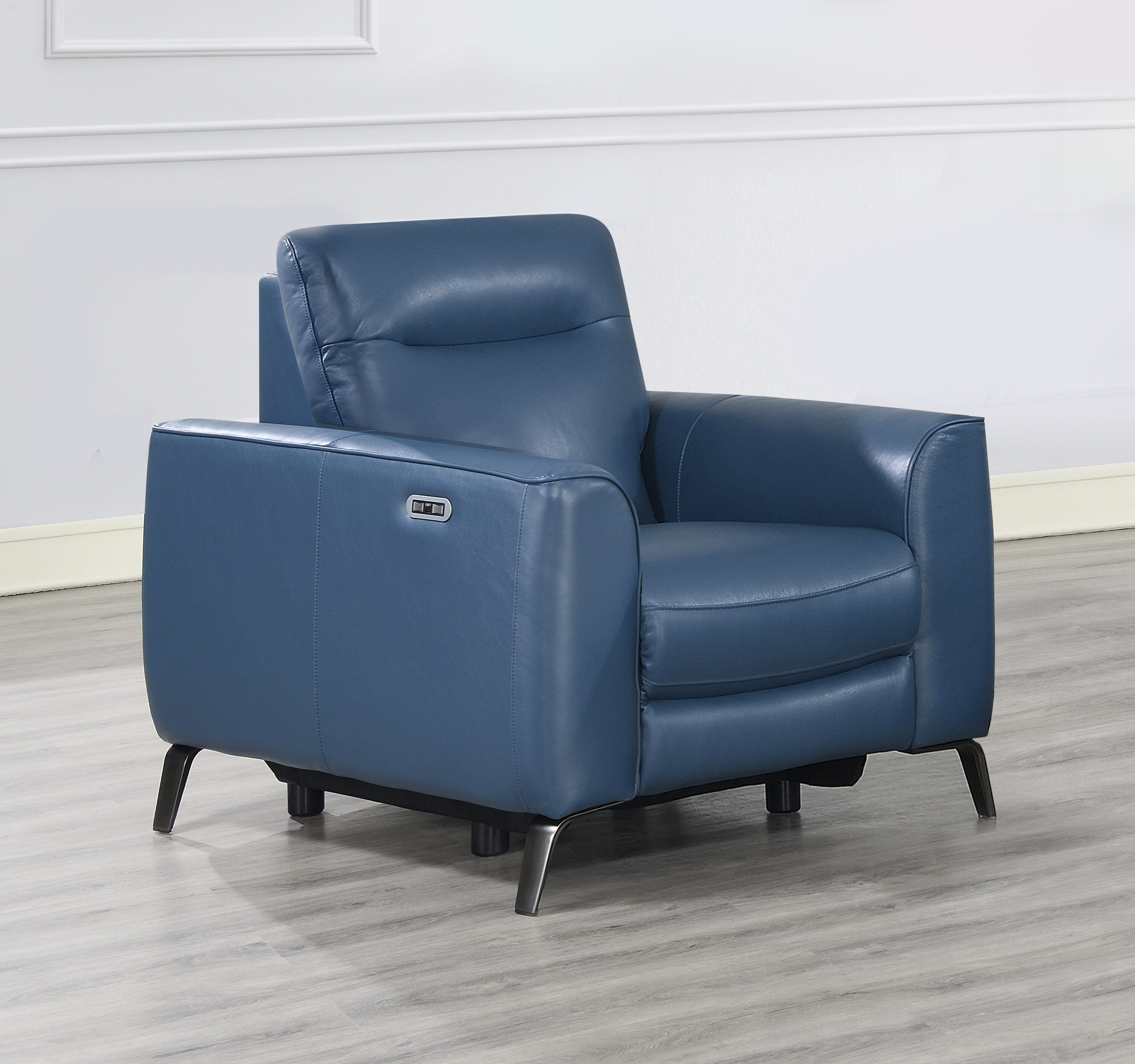 Wade Logan Artsiom Sansa Power Reclining Chair - Ocean & Reviews | Wayfair