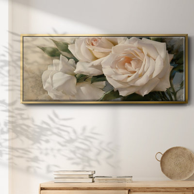 La Roseraie II- Framed Canvas