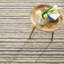 Calder Stripe Pewter Blue Handwoven Jute Rug-74721239