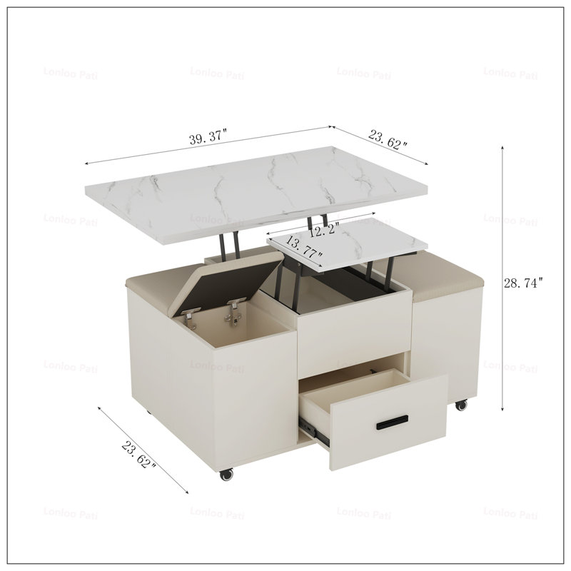 Table de salle à manger extensible Modern