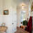 1-Light Semi Flush Mount with Cone Pleated Glass Shade