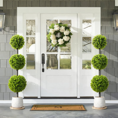 48" Artificial Tree Faux Ball Plant for Decor