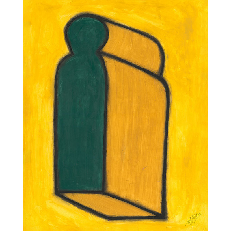 Richard Painting by FORM Design Studio, Glass Coat