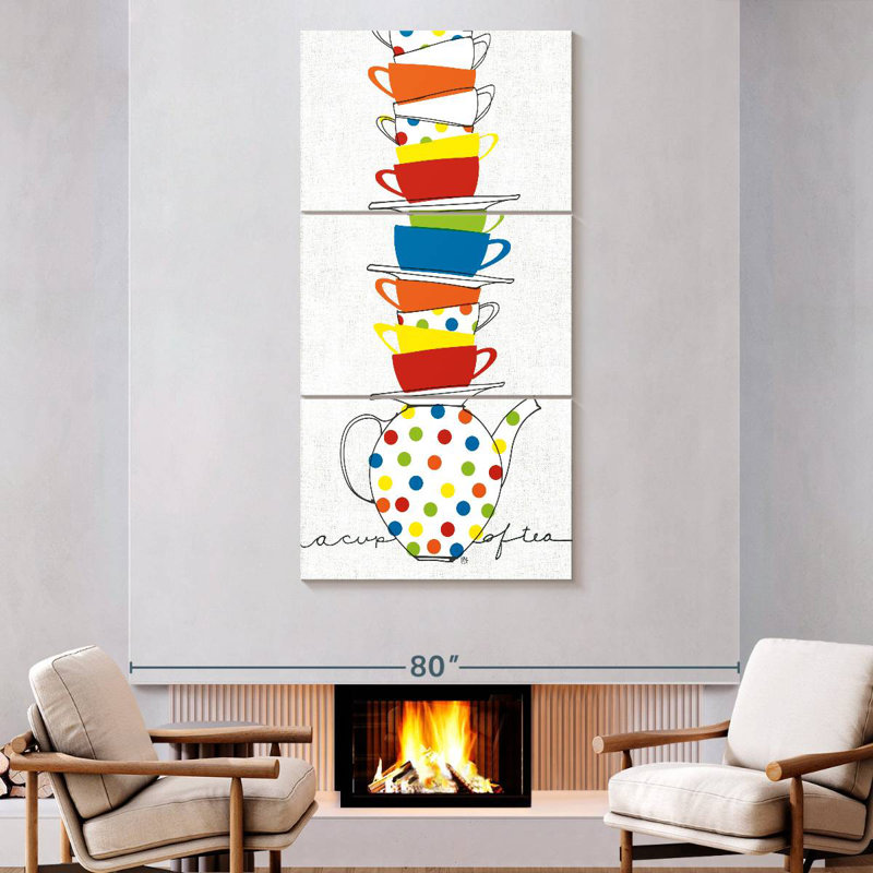 Stack Of Cups, 80" H x 39" W