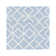 Rodgers Hand Woven Flat Weave Wool/Cotton Geometric Rug in Blue/Ivory
