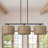 3 - Light Hand-Woven Kitchen Island Pendant