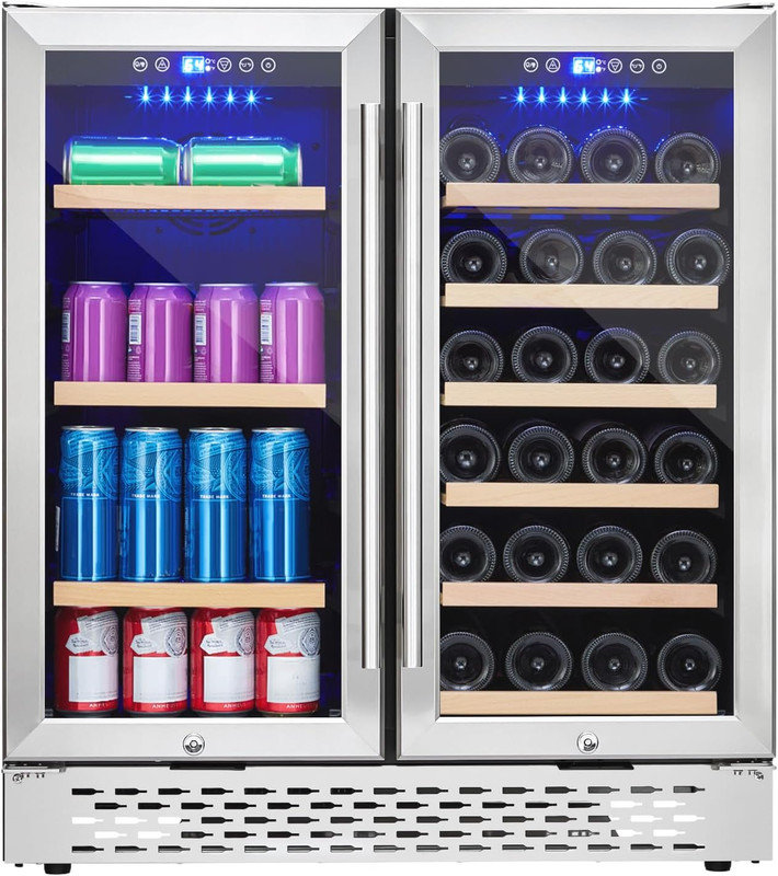 Gaomon Triple Zone 30.3'' Wine Refrigerator