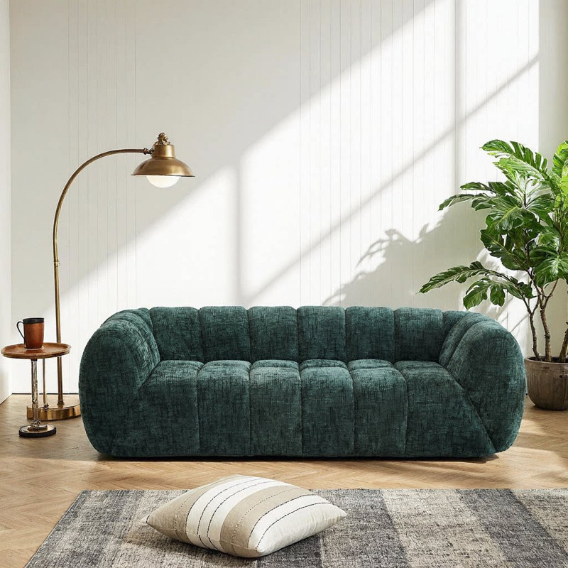 Canapé Chenille Pure Foam, Vert