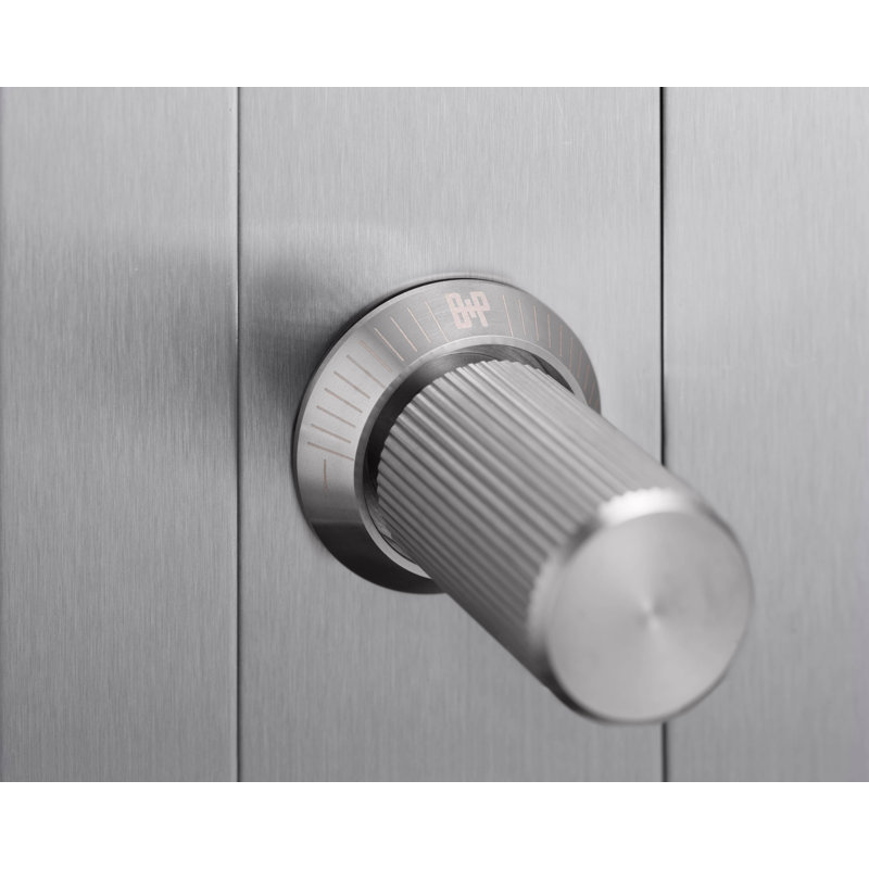 1G Dimmer / LED / Linear / Without Logo, Steel, 1 Gang