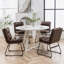 Ensemble de salle à manger 5 pièces Innes, table à manger à tréteaux Innes-2088633159